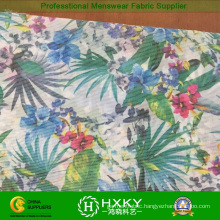 Hot Floral Transfer Printed Silk Chiffon Fabric for Lady Clothes